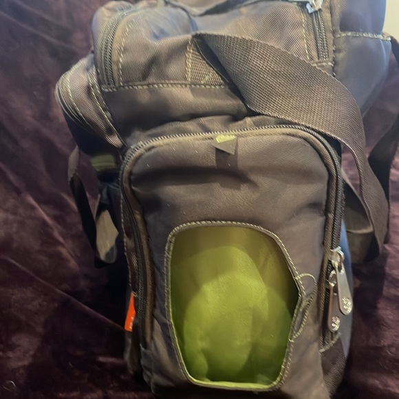 Fisher-Price Brown and Green Baby Bag - Picture 3 of 9